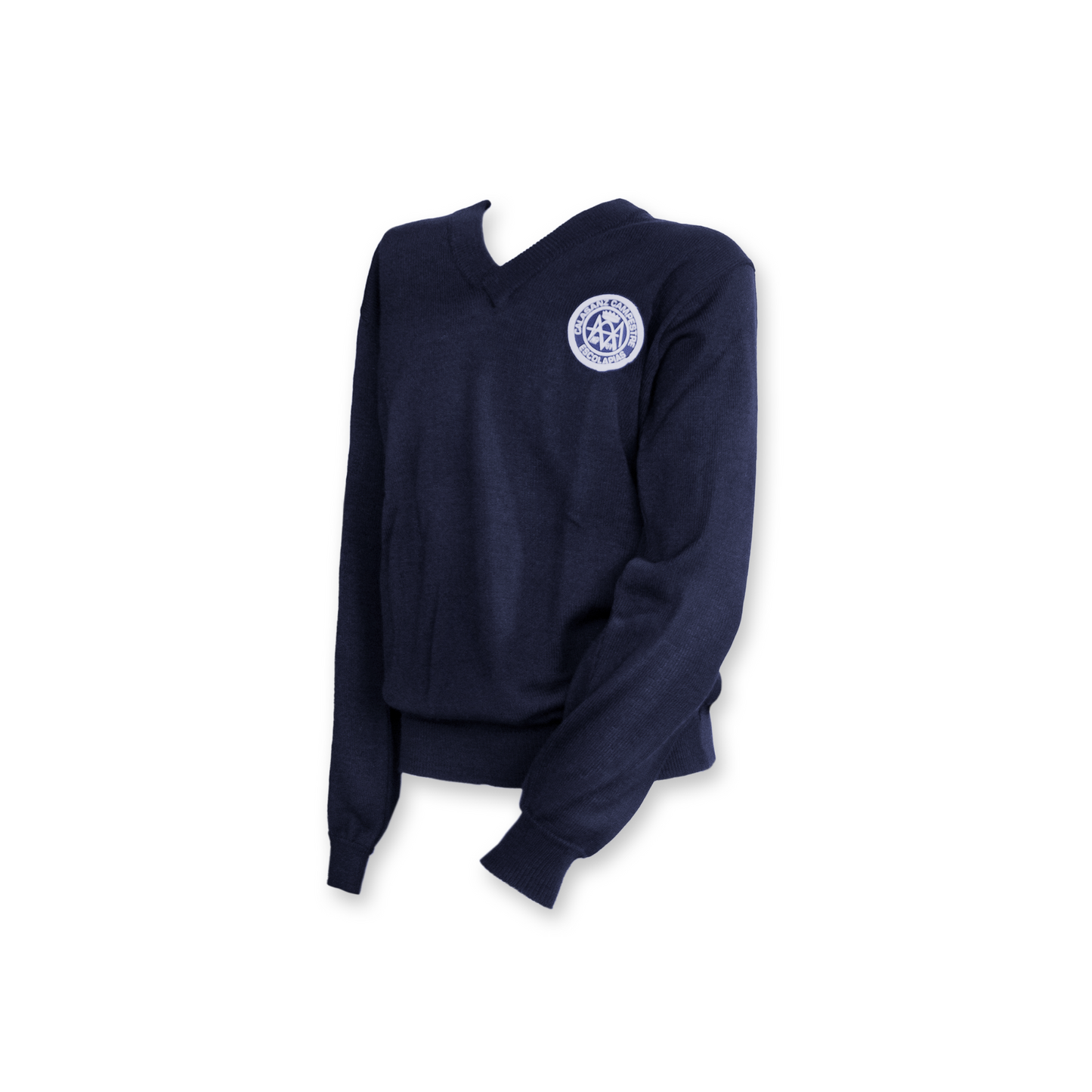 Buzo Azul Tejido Con Escudo - Calasanz Campestre